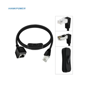 Gigabit Cat6e Network Cable with 304 Switch RJ45 Ethernet Network Extension Cable Compatible with Cat5 Cat5e