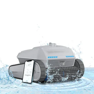 AIRROBO CP402 Smart Pool Cleaning Machine Automatic Cleaning Plastic Ultrasonic Sensor Obstacle Avoidance Protects Pool Liner