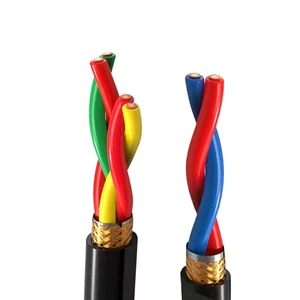 Newarriving KVVRP Copper PVC Insulation Multi Core Shielded Control Cable 2 37 Cores 0.75-2.5mm 500V Industrial Use Signal