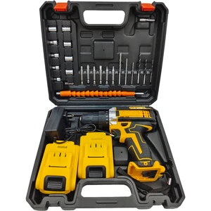 Factory Direct Cordless Electric Drill Mini Portable DIY Home Tools Power Screwdriver Impact Hammer Drill 20V Lithium-ion