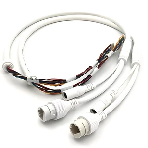 High Quality PVC Insulation IP67 Waterproof Tinned Copper Conductor CCTV Security Camera Wiring Harness for Intelligent