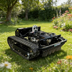 Agricultural and Forestry Equipment Robotic Crawler Gasoline Remote Control Crawler Lawn Mower