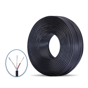 2547 Black 26awg 24awg 2 Core Shielded Wire Roll PVC Insulated Tinned Copper Multicore Double Sheathed Cable
