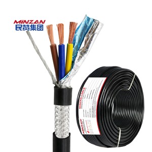 2 To 6 Core 0.2 To 4 Mm2 300V Pure Copper PVC Flexible Shielded Signal Wire Cable 300 RVVP RVVSP Generations Electrical Wires