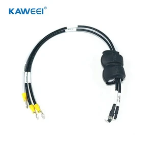 Customized Length Cables With O-Ring Terminals Power Cable Assembly for Mobile Power Supply Device