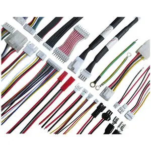 Automotive & Motorcycle Electrical Wiring Harness with 21-Pin/52-Pin PBT PCB Connector Crimp Terminals for Electronic Systems