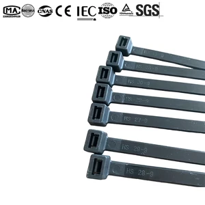 High Low Temperature Resistant Nylon Self-Locking Cable Ties Flame Retardant Tensile Strength