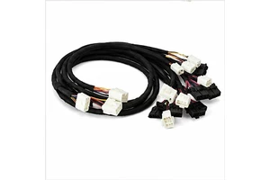 Custom Construction Crane Machine Wire Harness with IP66 Rating Rubber Insulation 2-core for Home Appliances