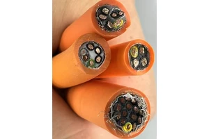 High Flexible Drag Chain Cable & Reel Cable, PUR/PVC Sheath Shielded Wire For Robot, Crane, Mobile Automation Equipment