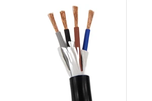 Flame Retardant RVV Flexible Control Cable, Multi-Core Copper Wire Sheathed Electrical Cord for Power Appliance