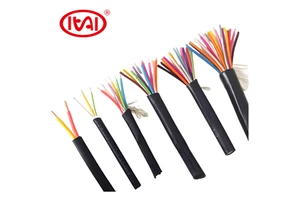 KVV Solid Pure Copper Electrical Wire 500V Flame Retardant PVC Insulated Multi-Core Electric Control Cable Industrial CE