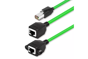 LSZH SFTP/UTP Cable RJ45/M12/M8 Female/male 0.5m 1m 1.5m 2m 3m BC Multi-strand Wire, Industrial Grade IP67 Gigabit