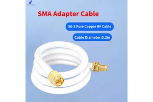 Extension Cable, 5G/4G/WiFi Antenna Coaxial Jumper Cable for IoT, Camera, Router & Network Card