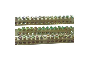 High Strength Copper Screw Type Neutral Earth Terminal Block Bus Bar Strip Connector Grounding Link Industrial Power