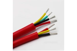 High Temperature Resistant 500V SiHF Multi Core Silicone Rubber Control Cable 2~8 Core Flexible Electrical Wire