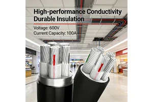 Industrial Grade Power Cable Aluminum Wire PVC Sheath Waterproof IP66 3 4 5 Core Options For Factory Electrical Supply