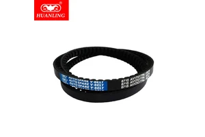 BX-78 HUANLING Black Rubber Cogged V Belt High-Toughness Industrial Power Transmission Cutting for Farm Machinery Water Pumps