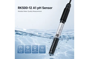 Hydroponic pH Sensor 0-14pH 0.01pH Resolution RS485 for Nutrient Solution Greenhouse Irrigation Fertigation Control
