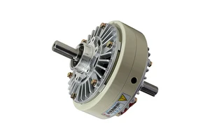 BLS PC 20 Double Shaft Magnetic Powder Clutch 200Nm 24V DC Overload Protection Cable Braided Motor 1 Year Warranty