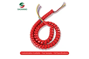 Factory Custom Manufacturing Spiral Flexible PVC Insulated Power Auto Aerospace Flame Retardant Shielded Cable