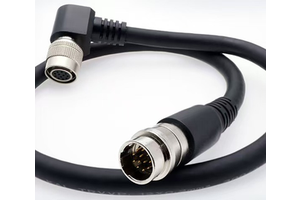Industrial Camera Cable 12pin Female 90 Degree Male Floating Plug Straight High-flexibility Drag Chain Wire Polybag Packed