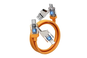 Liquid Silicone Multi Port Fast Charging Cable 100W USB a to Type C Data Wire for Smart Devices Bulk Wholesale