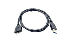 USB 3.0 Type Micro B Male Cable Industrial Camera USB3 Vision Cables Right-Angle Braid for Machine Vision Cable Assembly
