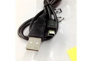 1m 1.5m Mini 5PIN USB Camera Data Cables With One Ferrite for Canon for IFC 400PCU