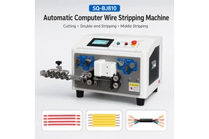 Fully Automatic Computer Wire Cutting and Stripping Machine 0.1-10mmsq Large Cable Stripper for Power Cord