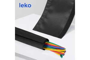 LKCM Flexible Hook and Loop Wrap for Robotic Arm | Abrasion Resistant Cable Sleeve | High-Performance Wire Harness Protector