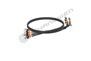 8 Channel 8 Way Cat6 UTP Stage Ethernet Extension Cable Waterproof Cable with Zinc Alloy RJ45 Connector Snake Cable