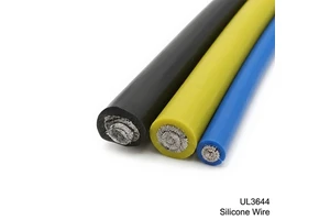 Manufacturer UL3644 4/0 AWG 100mm² Silicone Rubber Wire 1000V 200C High Temp Flexible Tinned Copper Lead Wire Cable for Industry