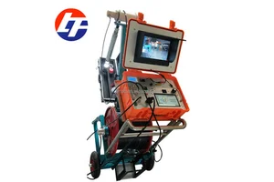 Auto Cable Underwater Well Dual 200m Borehole Inspection Camera Imaging System Tv