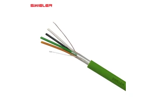 4-Conductor Twisted Pair Knx Cable 2x2x0.8mm Full Copper Low Smoke Halogen Free Jacket Smart Home Building Knx Eib Bus Cable