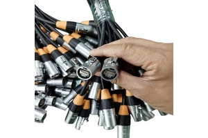 Ethercon RJ45 Cat6 Network Cable with Shielded PVC Jacket and SFTP Shielding for LED Display Power Extension Cord (Male-Male)