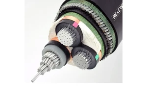 Kingyear Medium Voltage Flat Armored Aluminum Core Power Cables XLPE/PVC Insulation Customizable Diameter for Industrial Power
