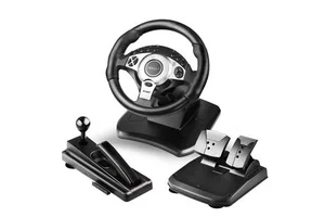 Hot Sale 900 Degree Pedal and Gear Gaming Racing Steering Wheel for PS3 PS4 XBox Series X S /one/ Switch /PC