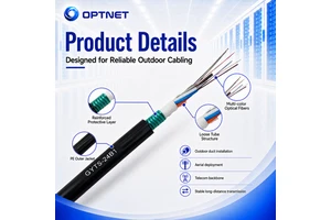 Outdoor Loose Tube Fiber Optic Cable 4-144 Cores With PE Jacket For Duct And Aerial Installation