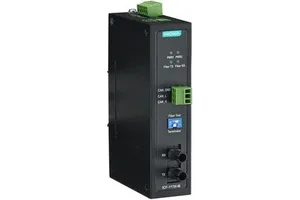 Moxa ICF-1170I-M Media Converter with CAN Bus Interface and ST Connector for Industrial Use