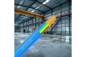 AOGE Pure Copper RVV Industrial Cable IP68 2-10 Core 0.5/0.75/1/1.5/2.5/4/6/10mm PVC Insulated Jacketed Power Signal Line