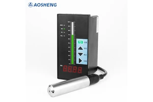 AOSHENG Submersible Hydrostatic Level Transmitter Probe Cable 0.5% F.S Accuracy Deep Well Water Level Monitoring IP68 Protection