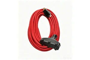 Industrial Workshop 50Ft Extension Cord 14Gauge 3 Wire Heavy Duty Kink Resistant Grounded Flexible Cable with Breaker