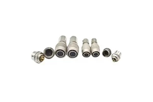 Industrial Camera HRS 4/6/7/10/12 Gold-Plating Pin Connector Plug Jack Aviation Compatible Fast Push Pull Self-Locking