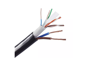 Hot sale 8+2 Copper CCA 24AWG 4 Pairs outdoor indoor UTP cat5e cat6 network cable with 2dc for elevator equipment
