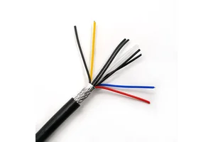 Underwater PUR 2 4 6 Core Liquid Level Sensor Transmitter Hollow Air Duct Ventilation Cable Shielded Signal Line