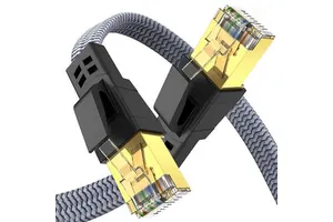 Super Speed PVC LSZH Male Cat8 1m 2m 3m 5m Ethernet Network Cable Extensions UTP FTP SFTP Lan Patch Cable with CCC Certification