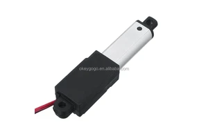 Linear Motion Actuator 75 Mm Stroke Mini Micro Electric Waterproof With Mounting Brackets
