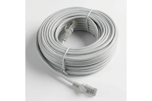 High Performance Cat6 Gigabit Ethernet Cable PE Oxygen-Free Copper Conductor IP54 Tensile Rope Wear Resistant Cross Skeleton