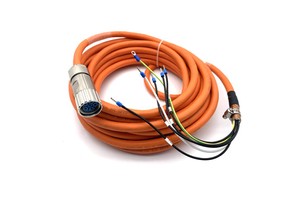 5 Conductor Fixed Installation V90 Servo Harnessing According Cable CAT5 Orange 1.5/3/5m/Customized