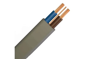 PVC Flexible Shielded Control Cable Multi-Core RVB RVVB RVV BVVB 2 Core Red Black Twin Instrumentation Pure Copper